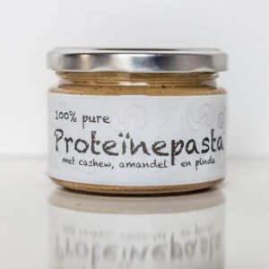 Pure notenpasta proteïne eiwitrijk