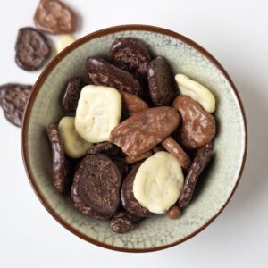 Bananenchips met chocolade