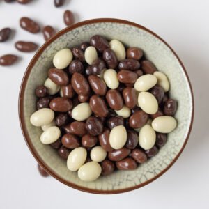 Chocolade pinda gemixt